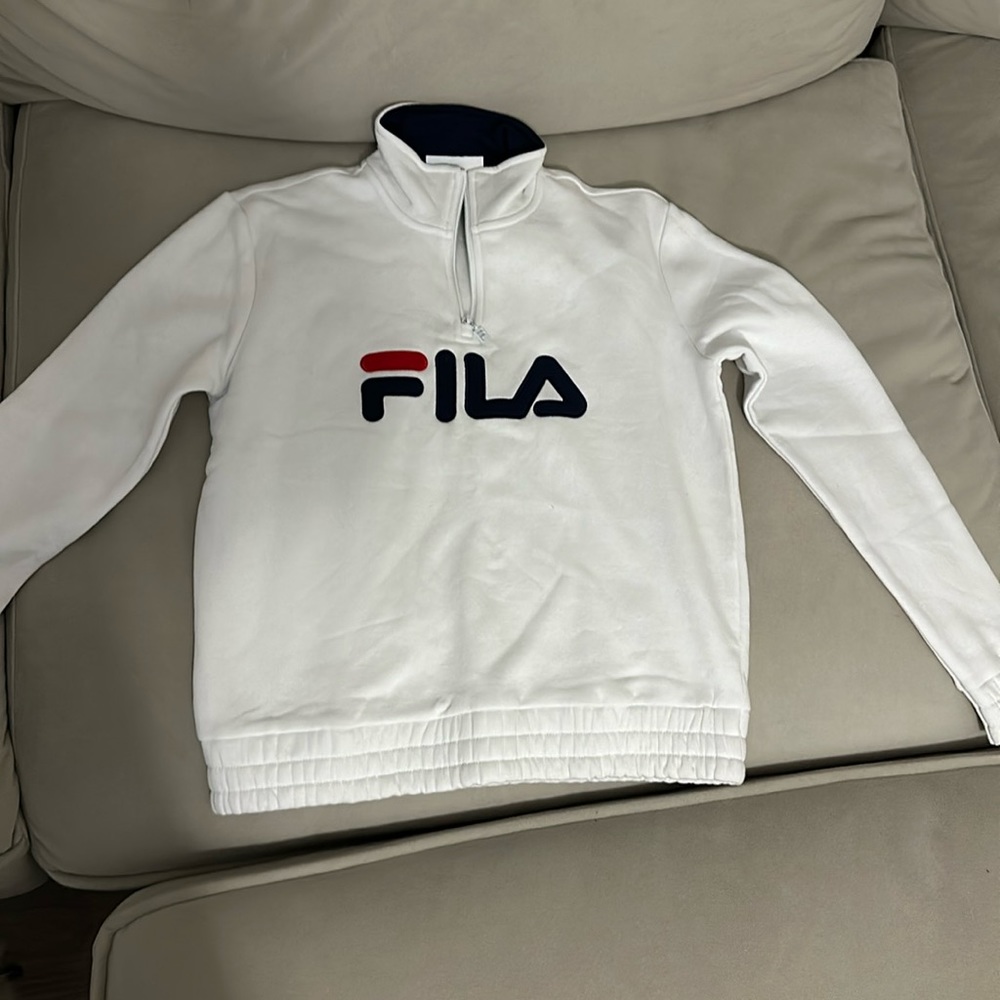 Fila white sweatshirt small